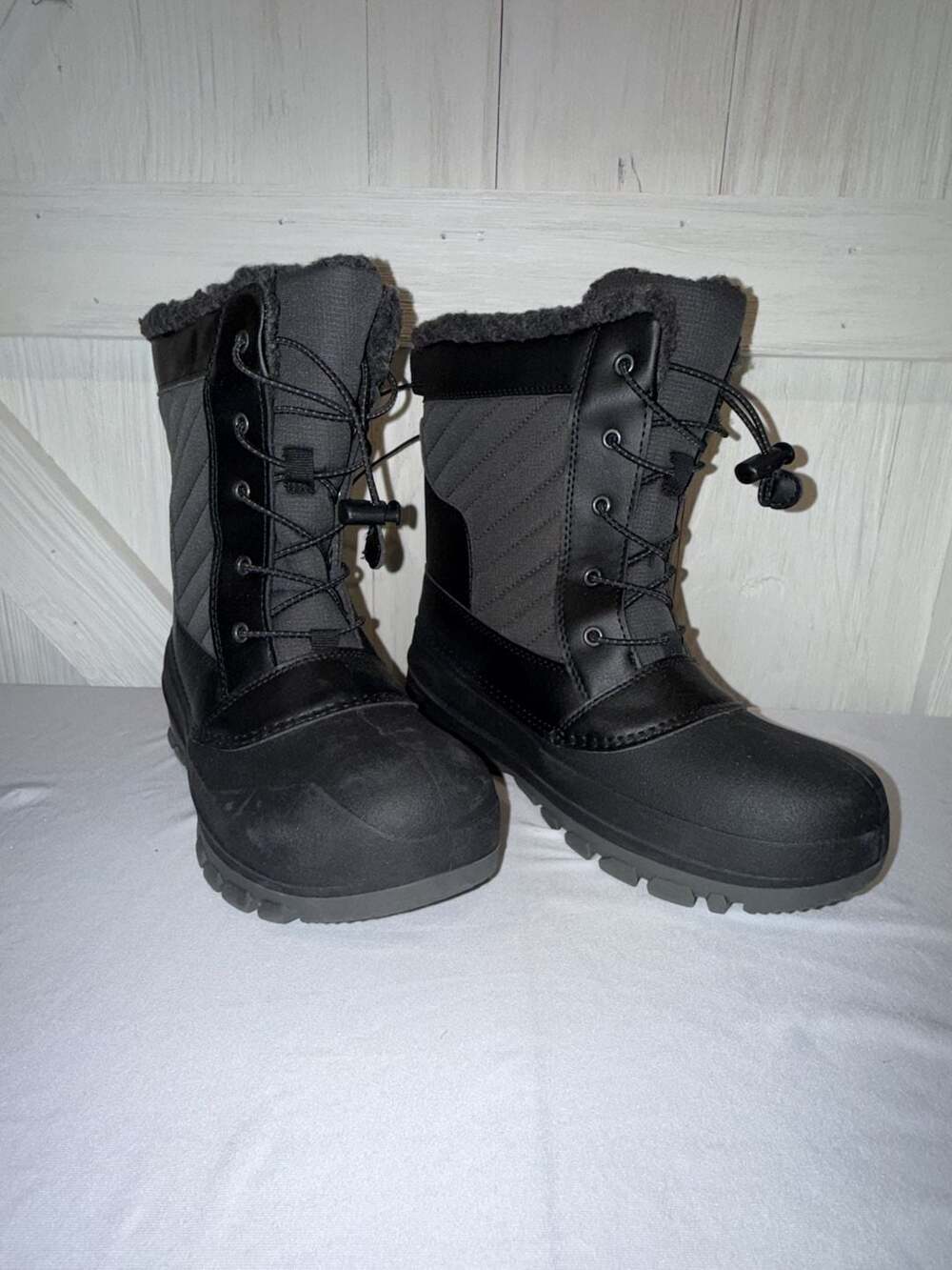 All In Motion Kids' Skylar Lace-Up Waterproof Winter Boots (b1)